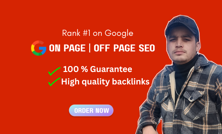 I will do On page and Off page SEO to improve your google rankings