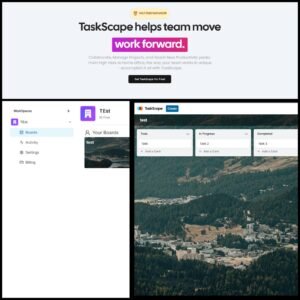 TaskScape – Task Management Tool